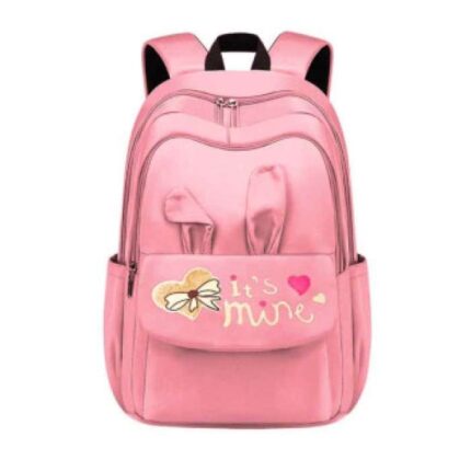Premium Backpack For Girls (Peach Pink)